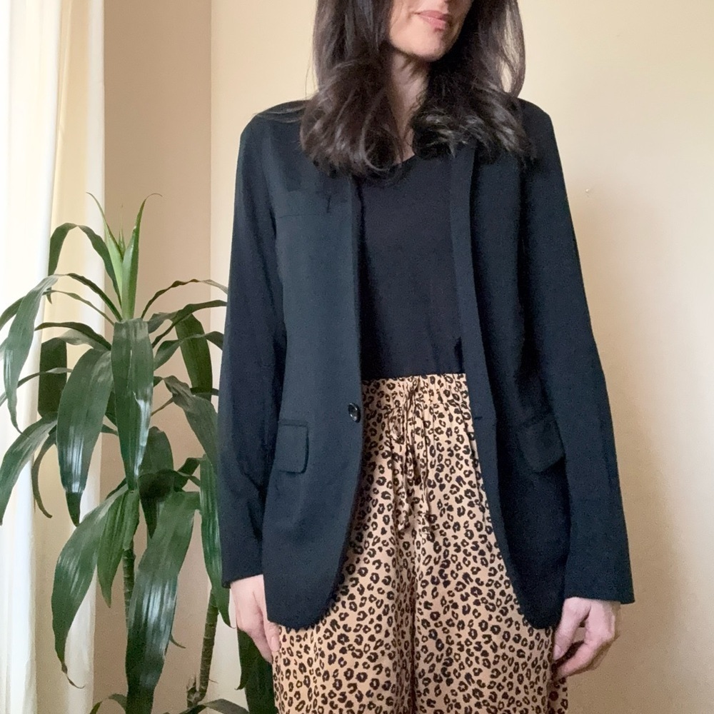 Soma Black Women’s Office Professional Career WFH Blazer Women’s XS
